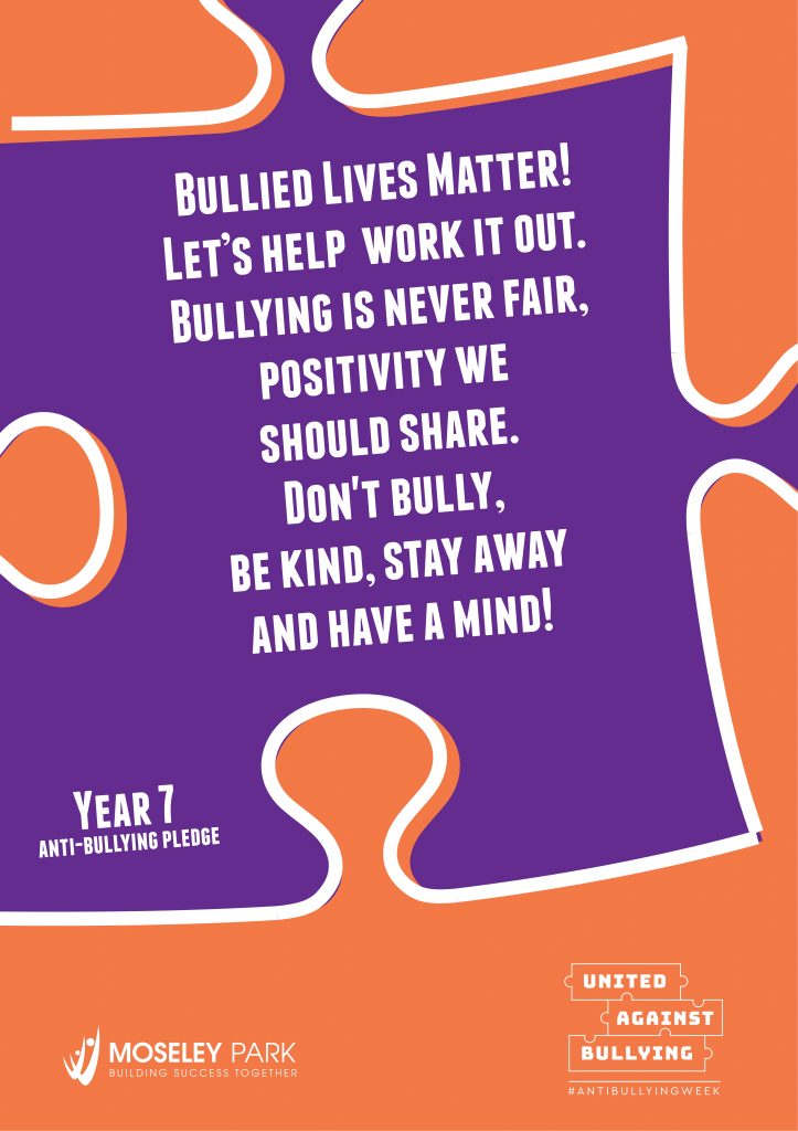 UNITED against bullying – Moseley Park